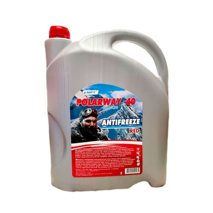 Антифриз МФК "POLAR WAY" червоний 4.43кг Фото