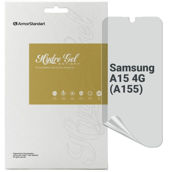 Пленка защитная Armorstandart Anti-spy Samsung A15 4G (A155) Фото