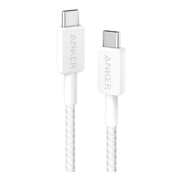 Дата кабель Anker USB-C to USB-C 1.8m 322 White Фото