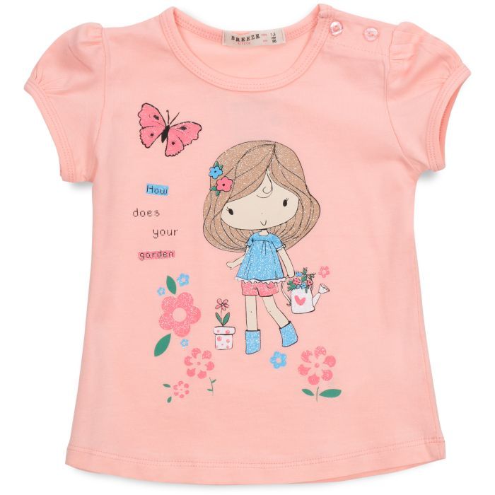 Футболка детская Breeze с девочкой Фото