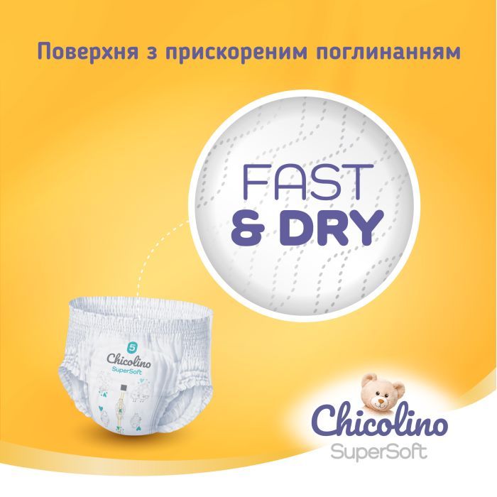 Подгузники Chicolino Super Soft Розмір 6 (16+ кг) 30 шт Фото 6