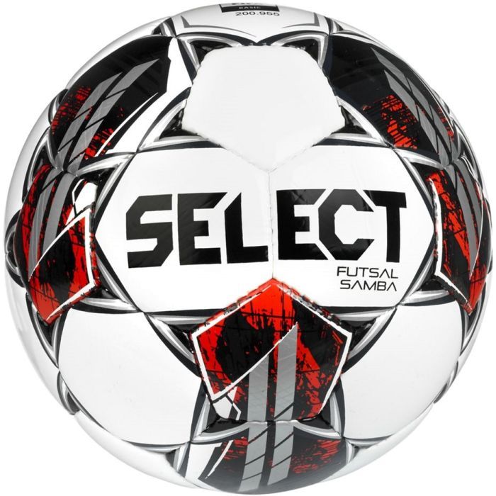 Мяч футзальный Select Samba v22 біло-сріблястий Уні 4 Фото