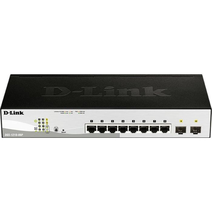 Коммутатор сетевой D-Link DGS-1210-08P Фото
