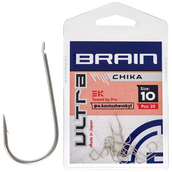 Крючок Brain Ultra Chika 10 (20шт/уп) Фото