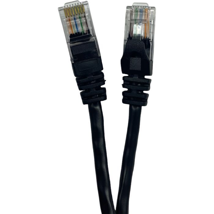 Патч-корд GEAR 1м UTP cat.5e, CU, 24AWG, black Фото