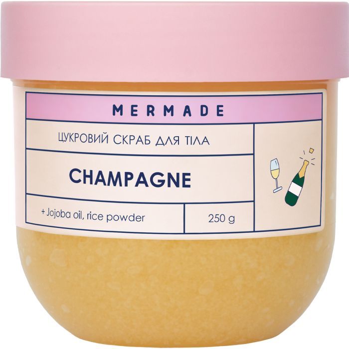 Скраб для тела Mermade Champagne Цукровий 250 г Фото