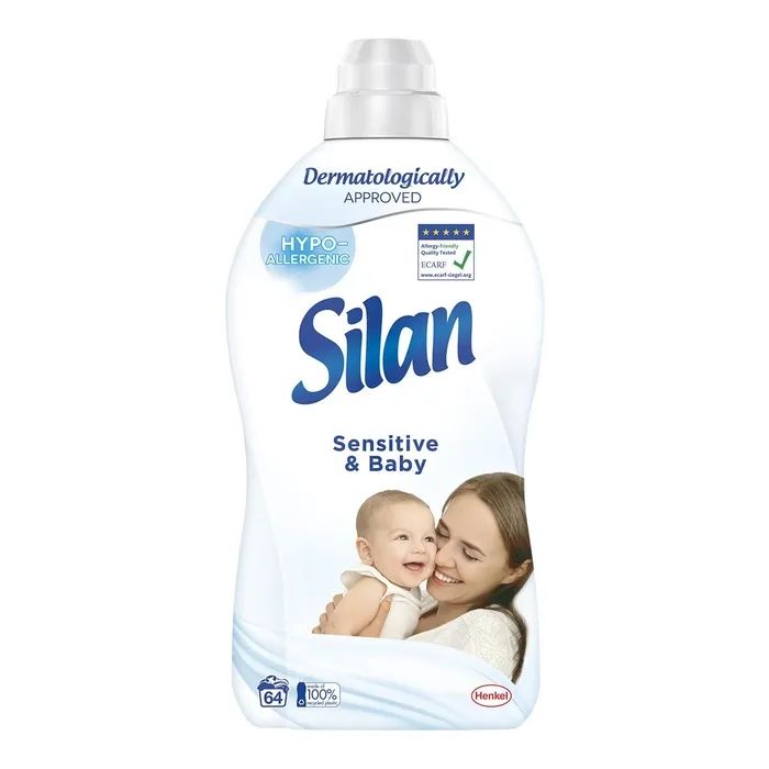 Кондиционер для белья Silan Sensitive & Baby 1408 мл Фото