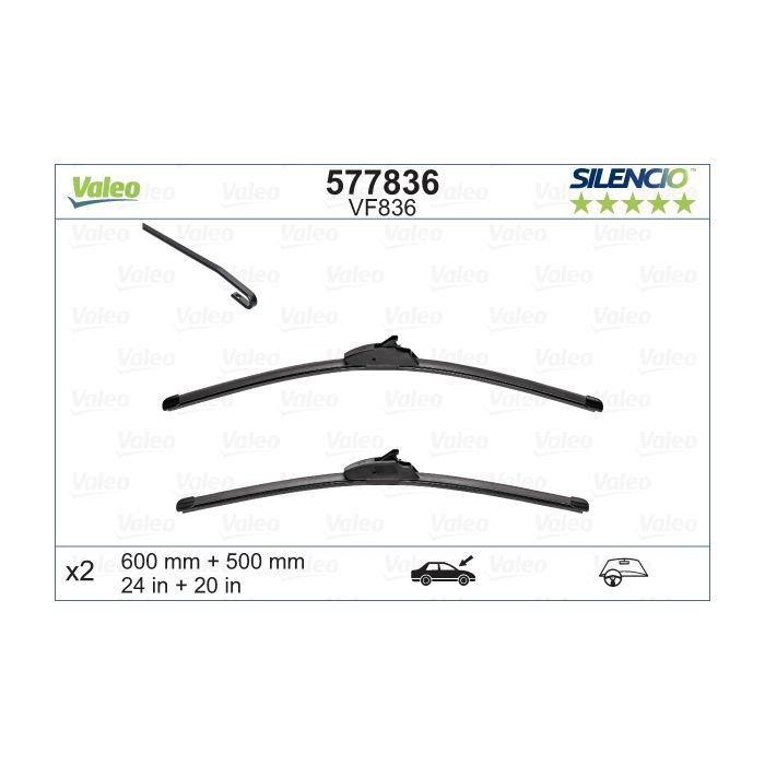 Щетка стеклоочистителя Valeo 577836 Фото