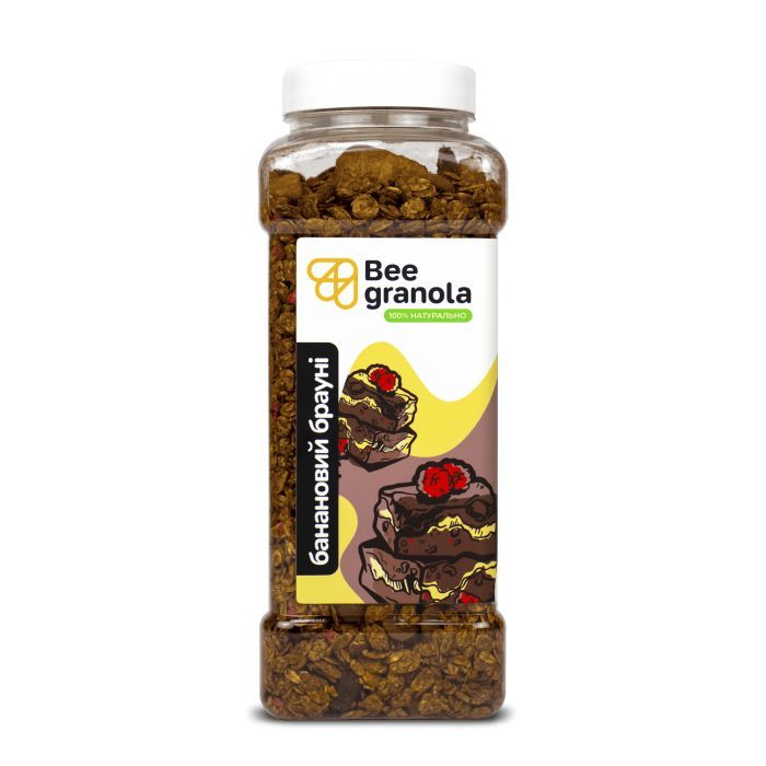 Гранола Bee Granola Банановий брауні 500 г Фото