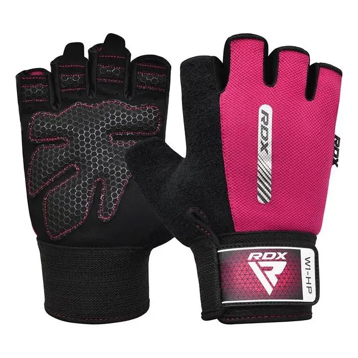Перчатки для фитнеса RDX W1 Half Pink S Фото