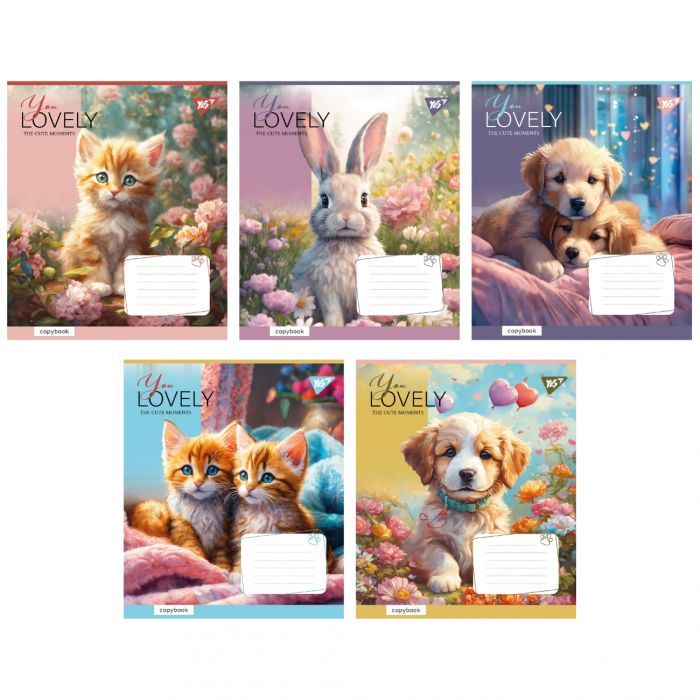 Тетрадь Yes You Lovely 12 листов линия Фото