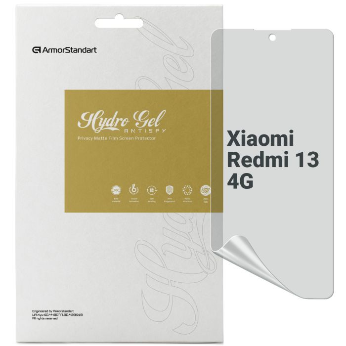 Пленка защитная Armorstandart Anti-spy Xiaomi Redmi 13 4G Фото
