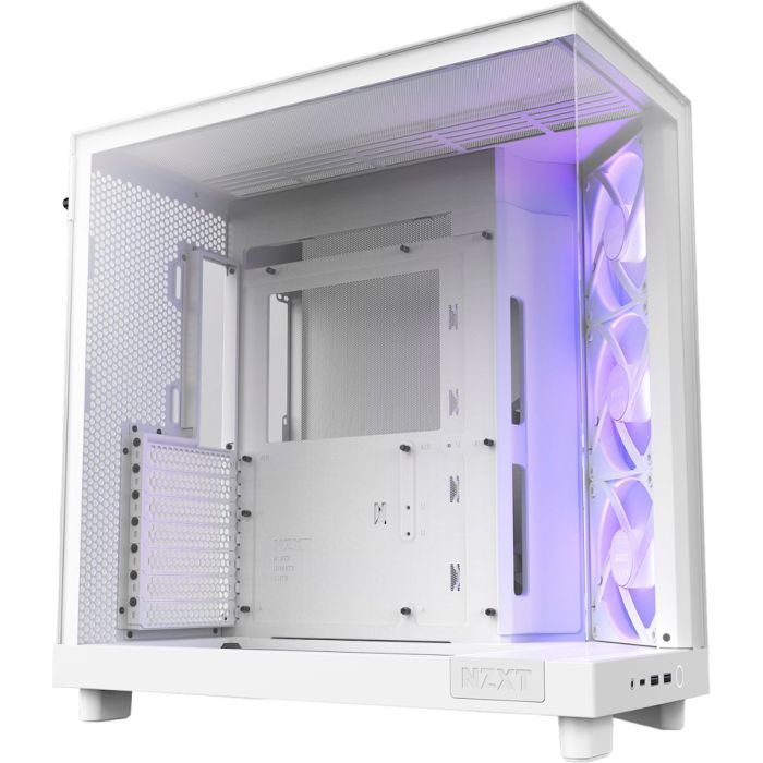 Корпус для ПК NZXT H6 Flow RGB All White Фото