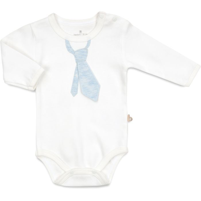 Боди детское Bibaby с галстуком с довгим рукавом Фото