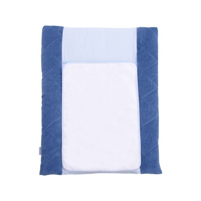 Пеленальный матрасик Верес Velour Deep blue 50х70 см Фото
