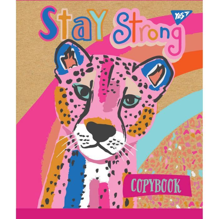 Тетрадь Yes А5 Rainbow Animal Крафт 18 аркушів клітинка Фото