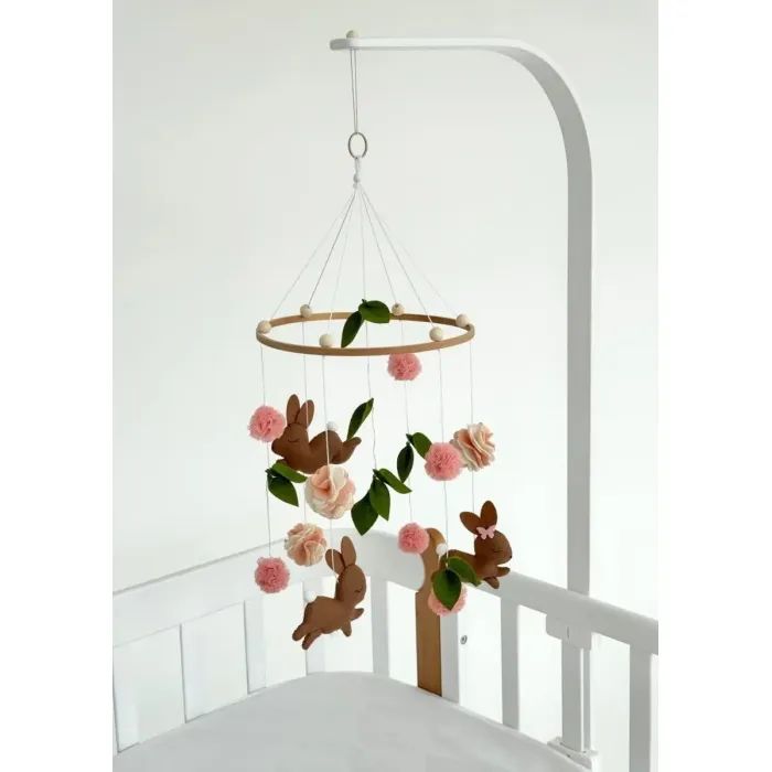 Мобиль Ingvart Зайчики с цветочками Фото