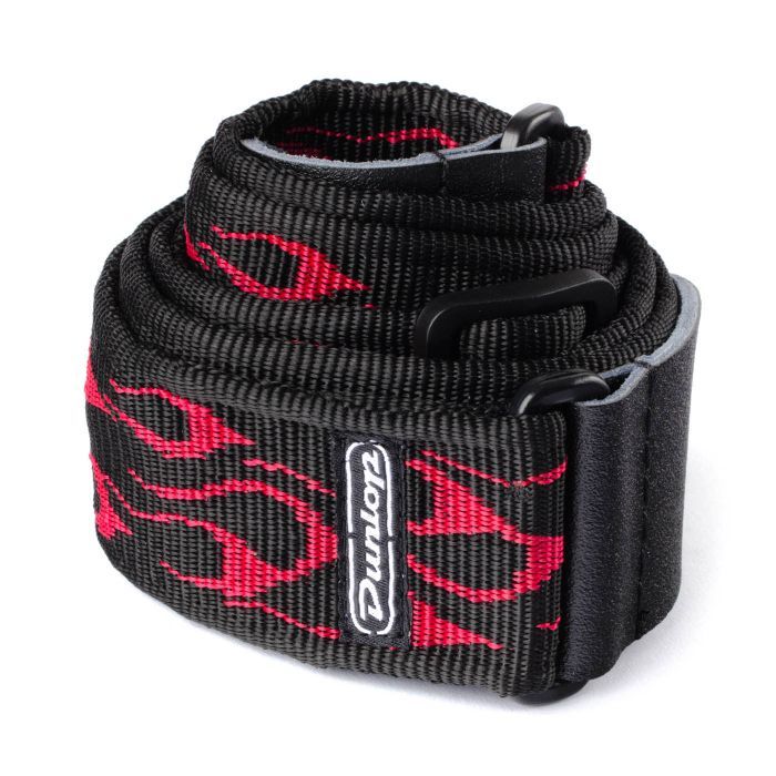 Ремень для гитары Jim Dunlop Classic Strap Flambe Red Фото