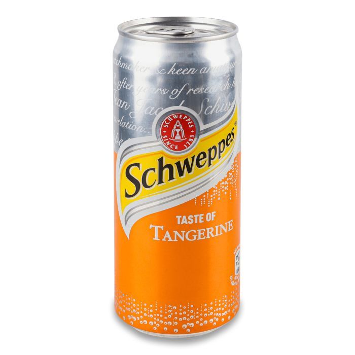 Напиток Schweppes Tangerine Безалкогольний сильногазований 330 мл Фото