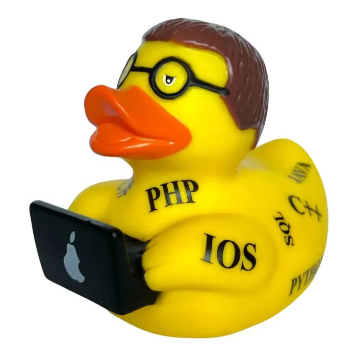 Игрушка для ванной Funny Ducks Утка Программист Фото