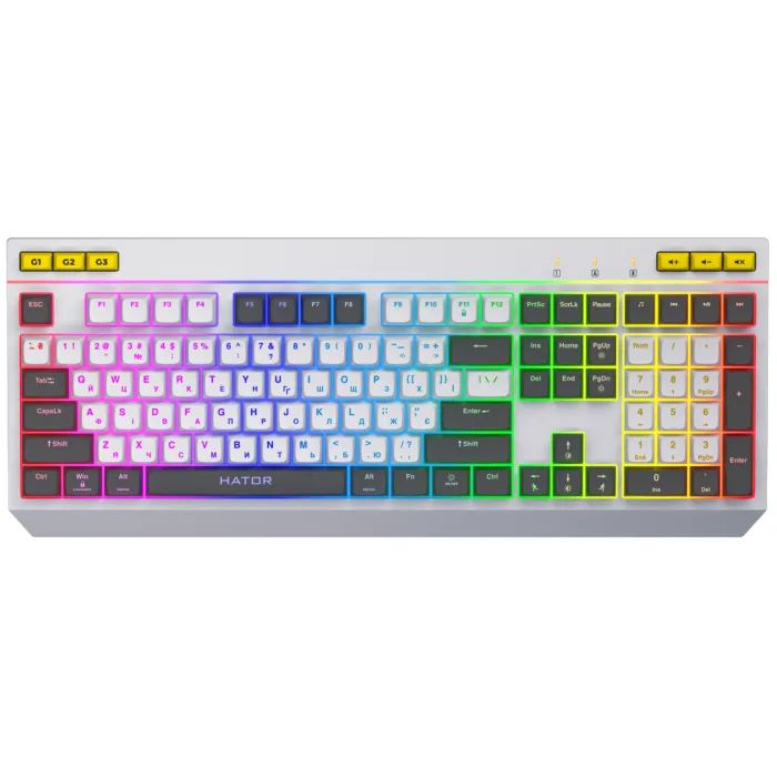 Клавиатура Hator Icefall USB White Фото