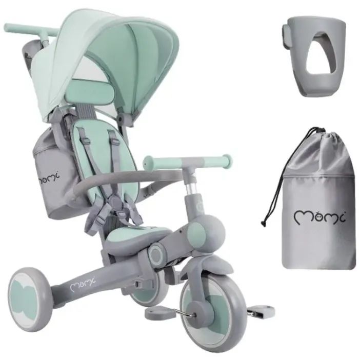 Детский велосипед MoMi Solivia green 4 в 1 Фото