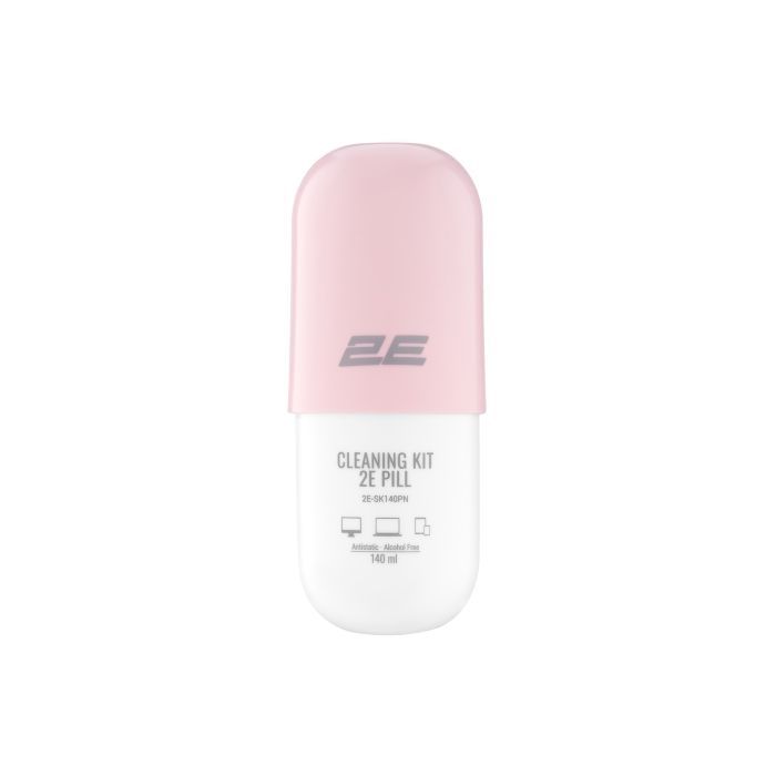 Спрей для очистки 2E PILL 140ml for office equipment +Microfibre 20 cm, Фото