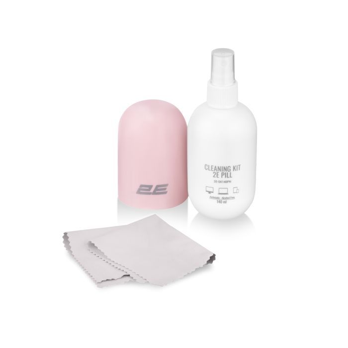 Спрей для очистки 2E PILL 140ml for office equipment +Microfibre 20 cm, Фото 1