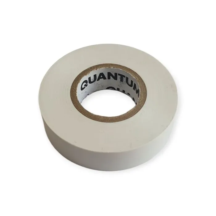 Изоляционная лента Quantum white shinny 18мм/30м Фото