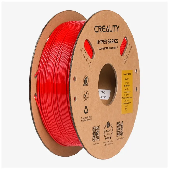 Пластик для 3D-принтера Creality Hyper PETG 1.75мм, red, 1кг Фото