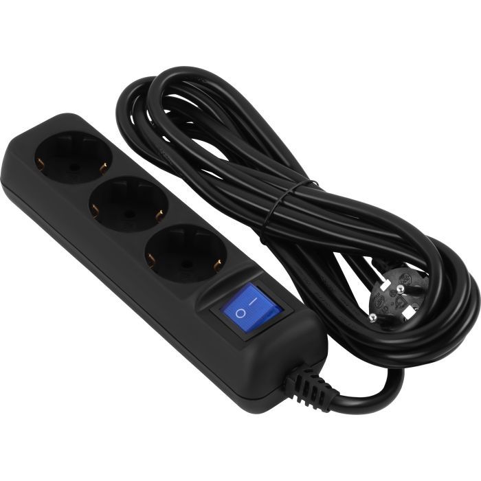 Сетевой удлинитель 2E 2E-U03ESM3BK Фото