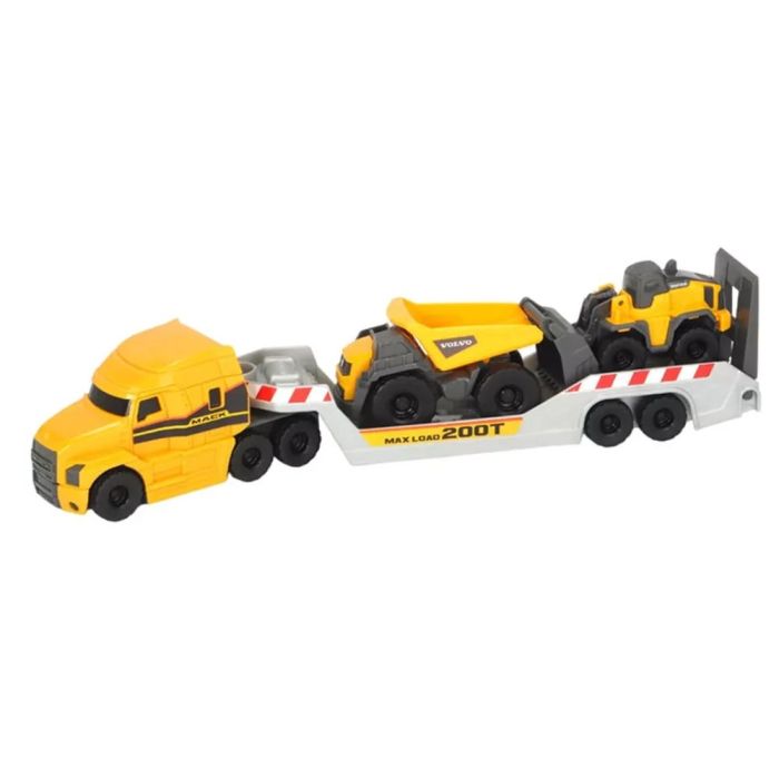 Спецтехника Dickie Toys Грузовик Мак с техникой Вольво Фото