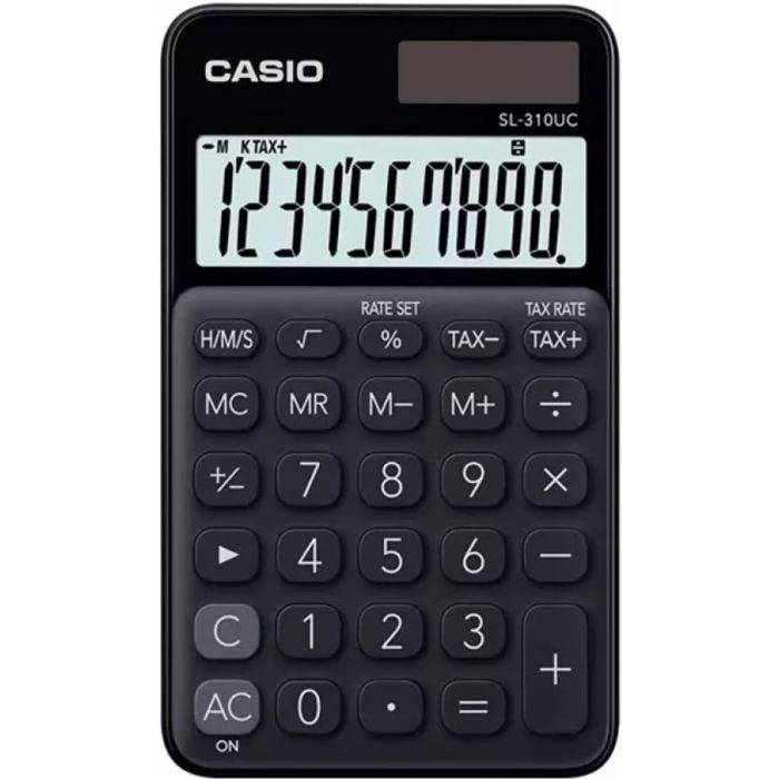 Калькулятор Casio SL-310UC-BK-W-EC, черный Фото