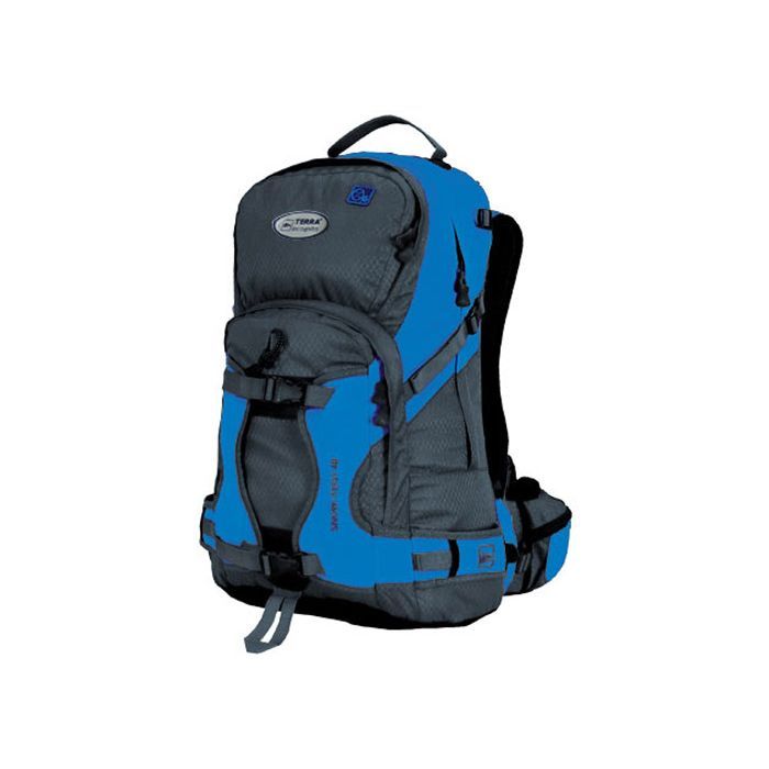 Рюкзак туристический Terra Incognita Snow-Tech 40 blue / gray Фото