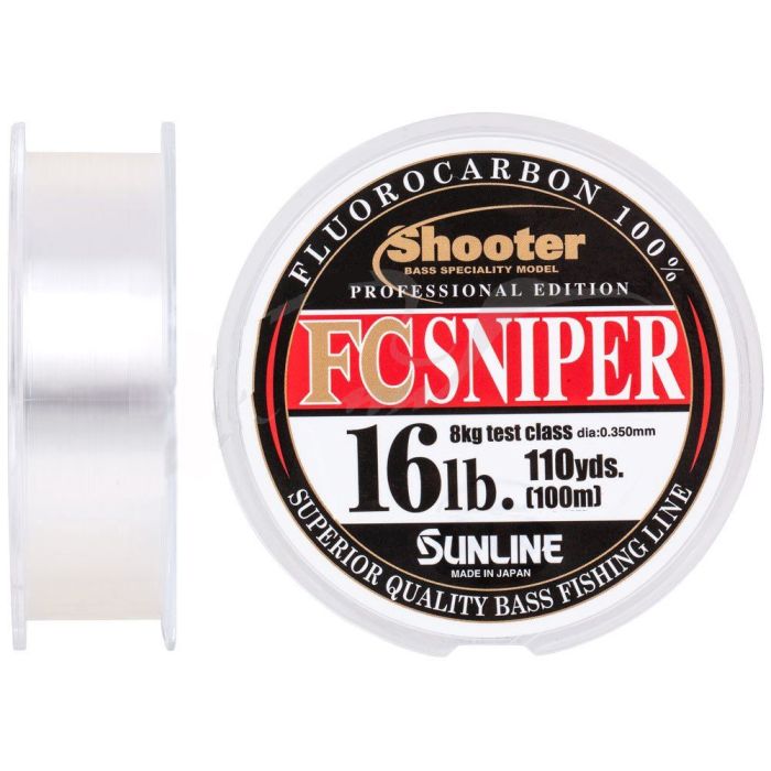 Флюорокарбон Sunline Shooter FC Sniper 100m 0.350mm 8kg Фото