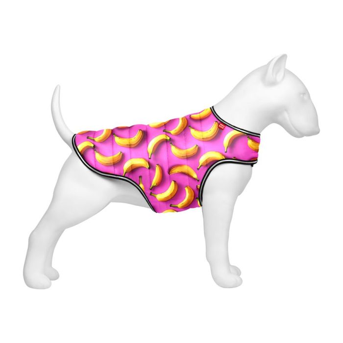Курточка для животных WAUDOG Clothes Бананы на розовом S Фото