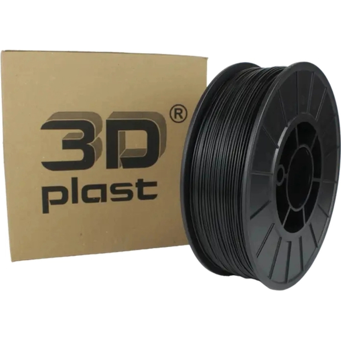 Пластикдля3D-принтера3DplastPETG1.75мм,0.85кг,black(3DPTG17508BLK)
