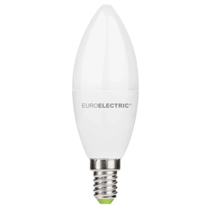 Лампочка EUROELECTRIC LED CL 9W 900Lm E14 4000K Фото
