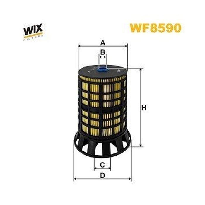Фильтр топливный Wixfiltron WF8590 Фото
