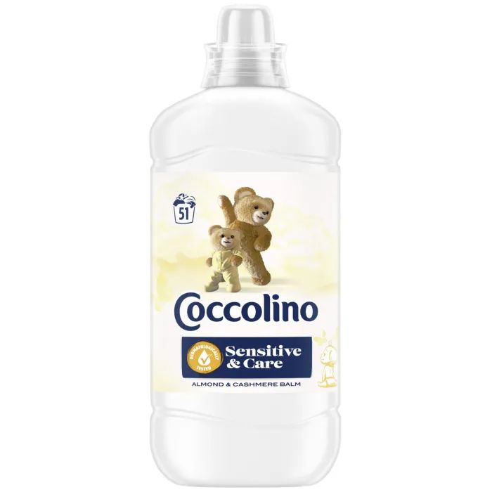 Кондиционер для белья Coccolino Sensitive & Care Almond & Cashmere Balm 1.275 л Фото