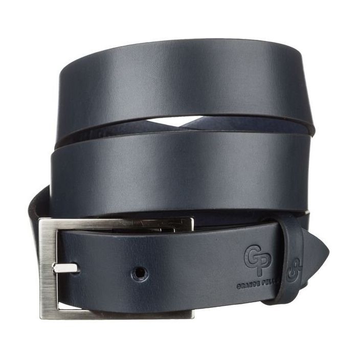 Ремень Grande Pelle Кожаный Синий Фото