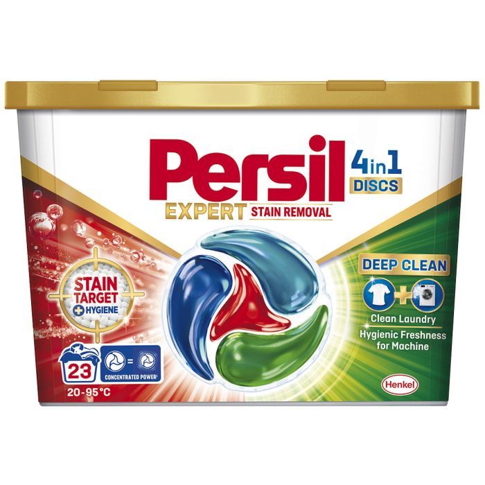 Капсулы для стирки Persil 4in1 Discs Expert Stain Removal Deep Clean 23 шт. Фото
