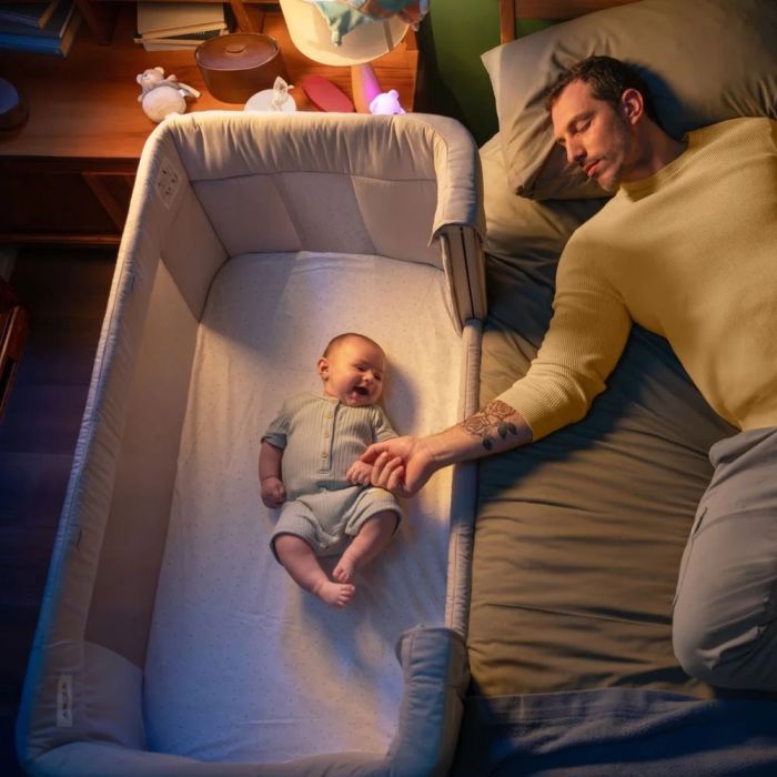 Кроватка Chicco Next2Me Forever 3 в 1 темно-сірий Фото 8
