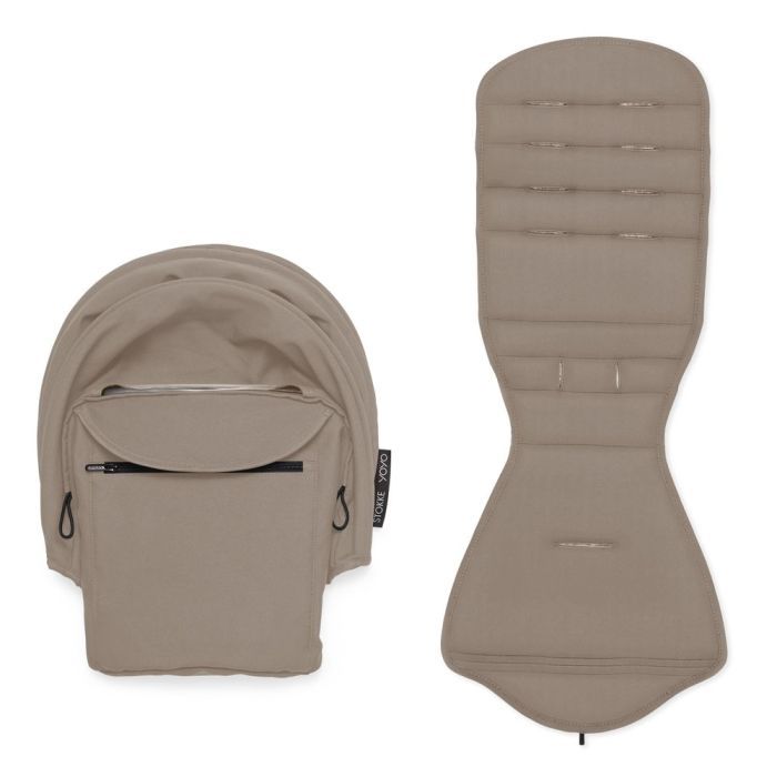 Набор текстиля для коляски Stokke YOYO 6+ бежевий (Taupe) Фото