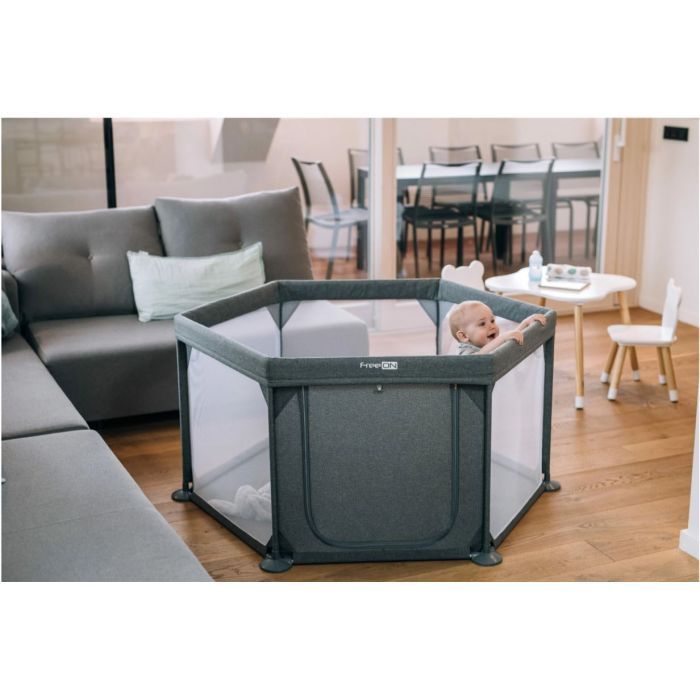 Детский манеж FreeON HEXAGON Grey Фото 3