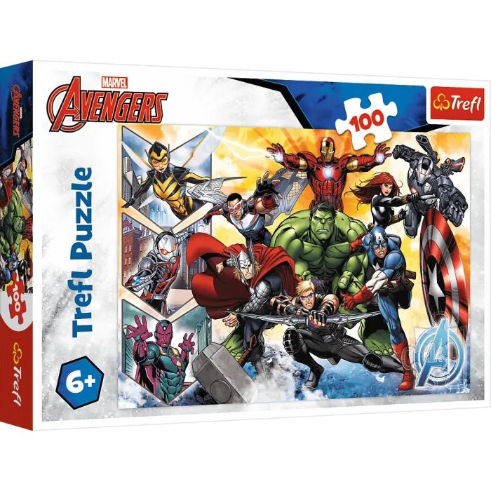 Пазл Trefl The Avengers Сила Мстителей 100 элементов Фото