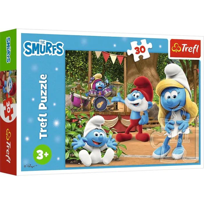 Пазл Trefl The Smurfs Смурфет и Смурфики 30 элементов Фото