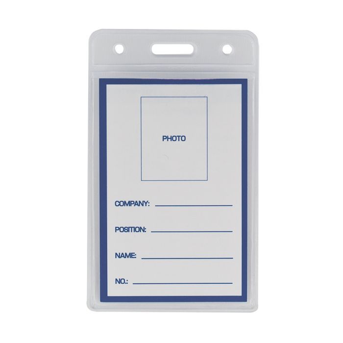 Бейдж Buromax вертикальный, 65 х 109 мм Фото