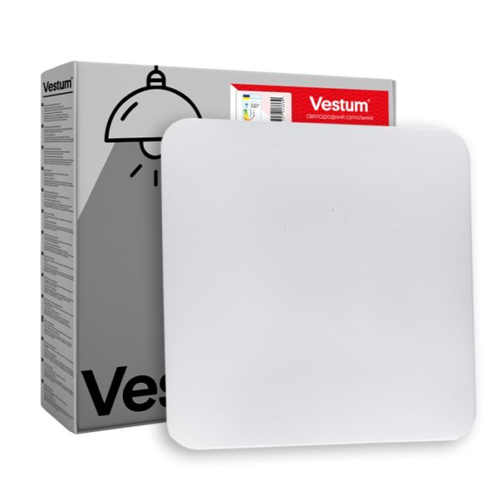 Светильник Vestum QUATRO матовий 20W 350*350*60мм 4000К Фото