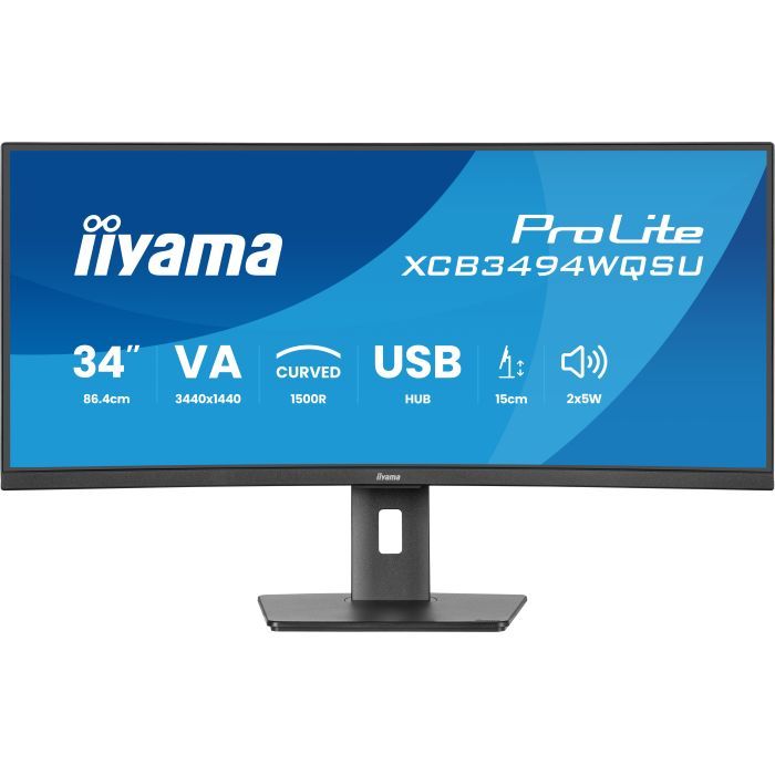 Монитор iiyama XCB3494WQSU-B1 Фото